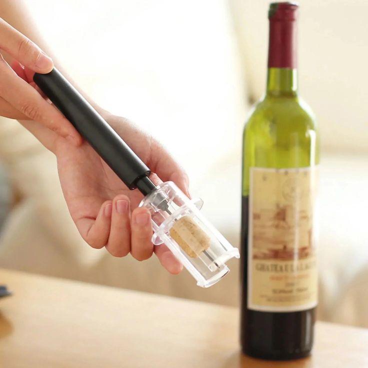 Kit Saca Rolha Automático para garrafas de vinho