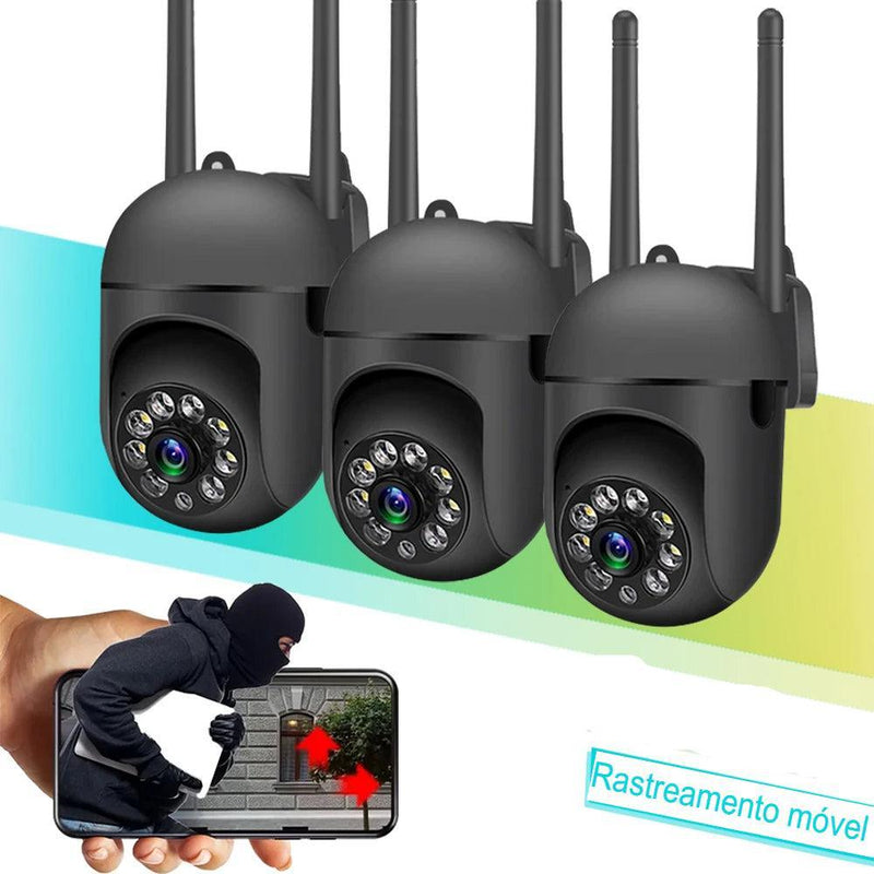 Câmera Inteligente 1080P Full HD wifi com áudio